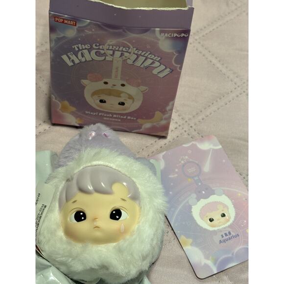 Pop Mart Hacipupu The Constellation Plush Series Aquarius US Seller Opened - Picture 2 of 4